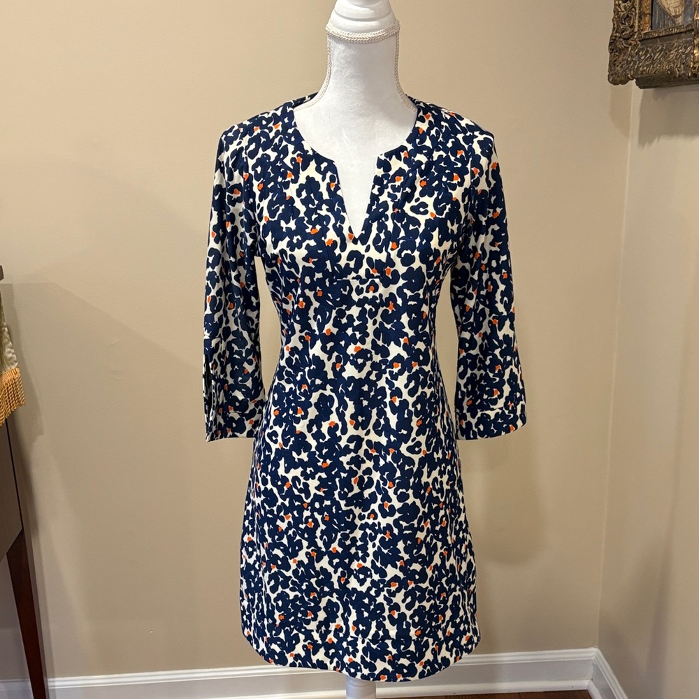 Jude Connally Navy and White Mini Dress